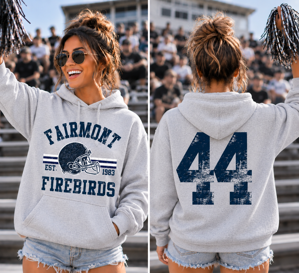 Firebird Distressed Football