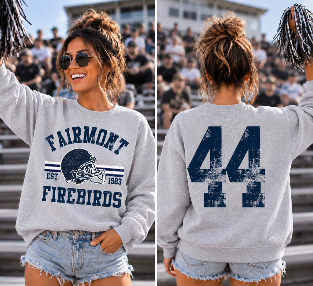 Firebird Distressed Football