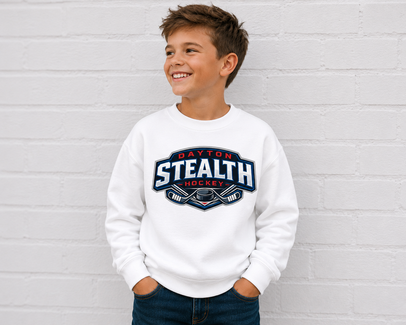 Youth Crewneck- Pick Your Logo