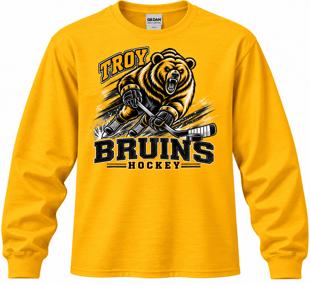 Bruins- Youth- Long Sleeve- Pick Your Style